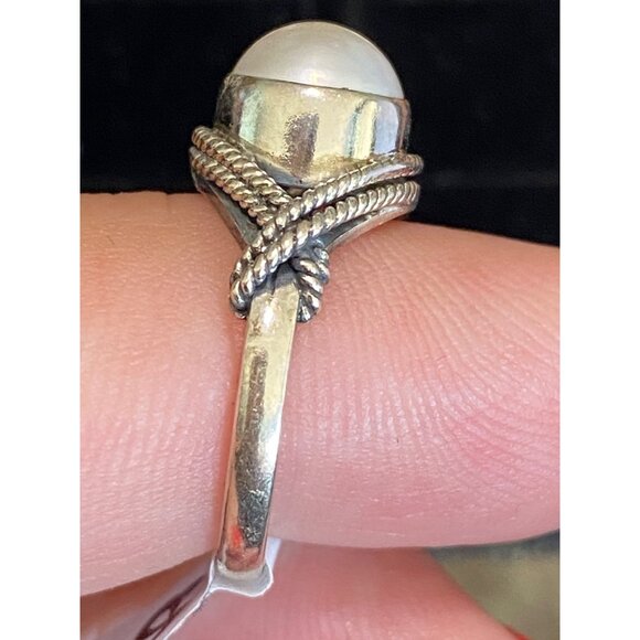 Ring Size 6 Sterling Silver 925 Women Semi-Precious Stone - Picture 4 of 10